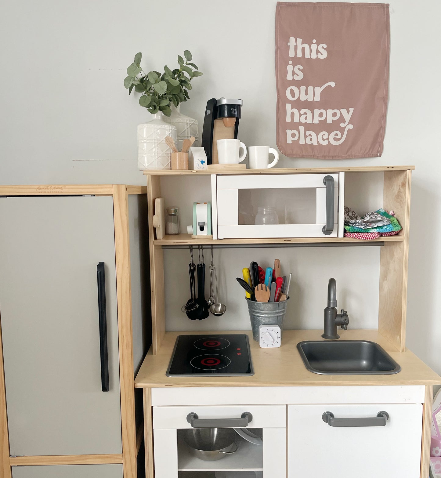 This is Our Happy Place Fabric Wall Banner