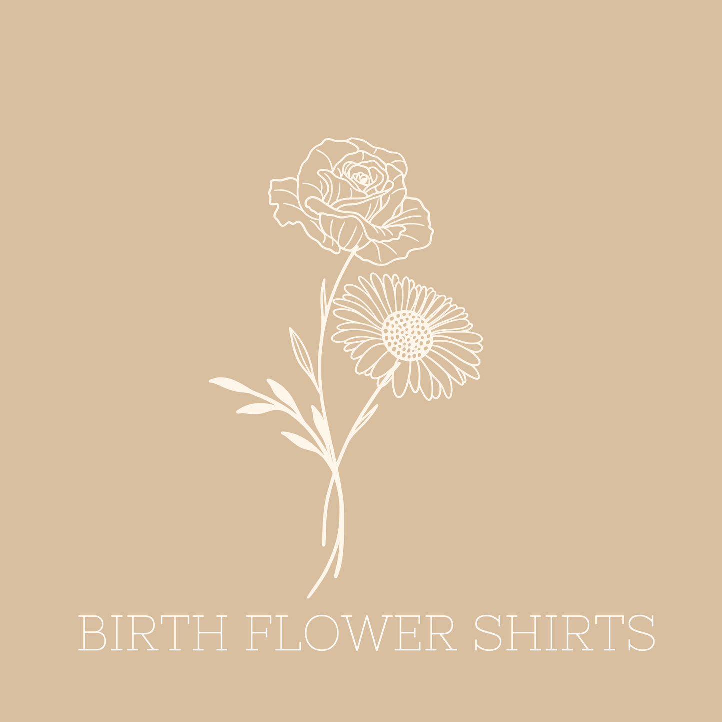 Birth Flower Tee