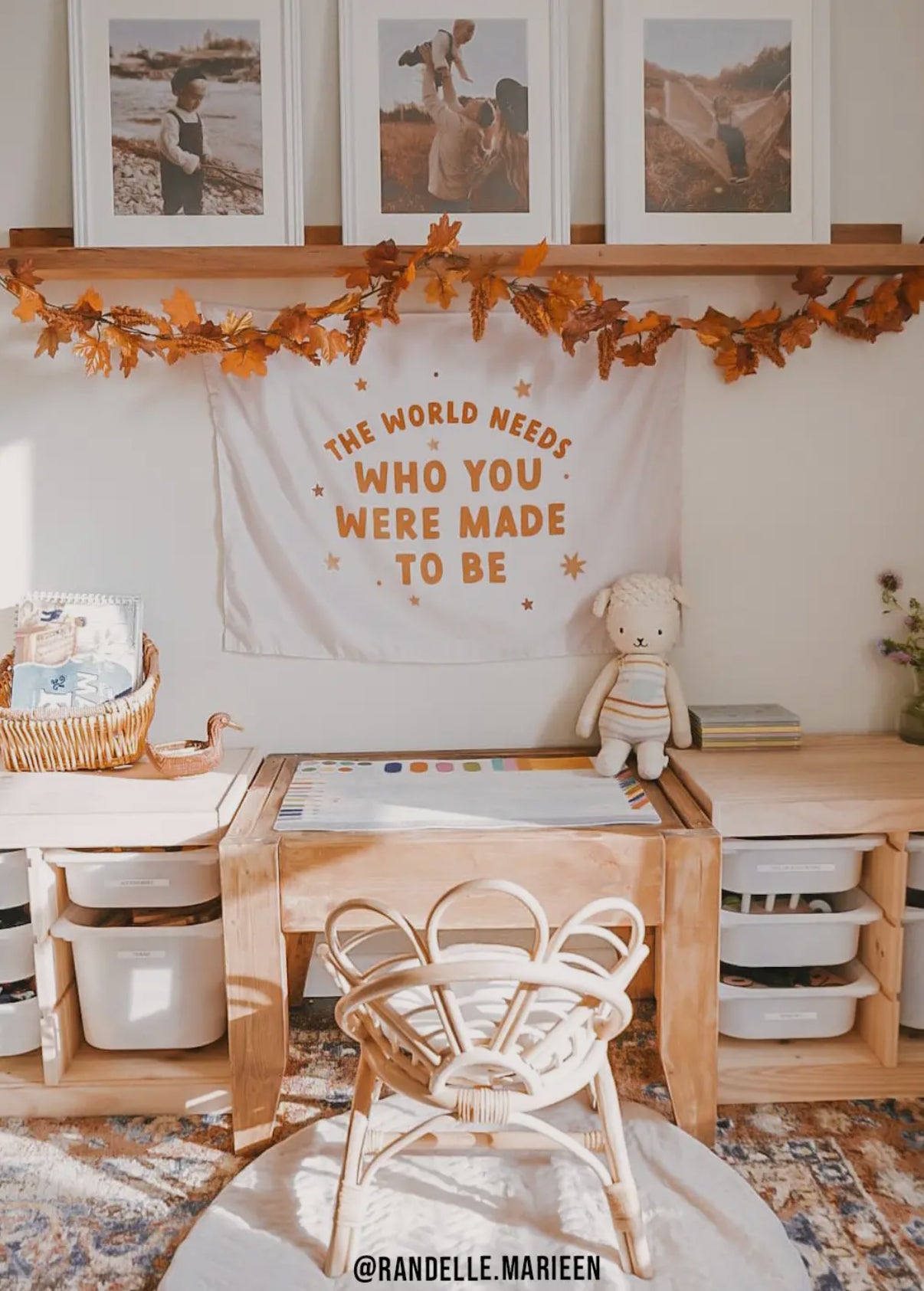 Who You Were Made To Be - Fabric Wall Banner