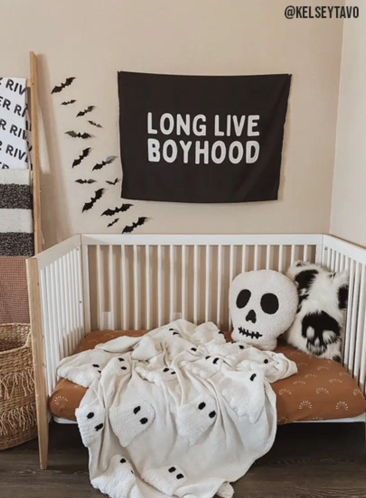 Long Live Boyhood Fabric Wall Banner
