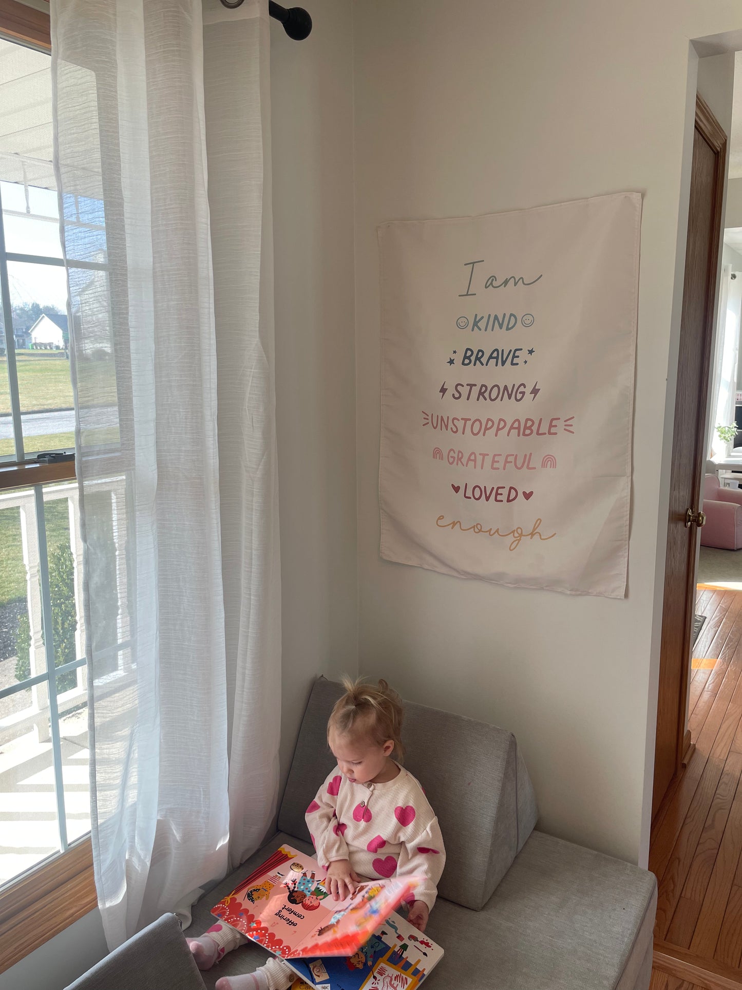 Affirmations Fabric Wall Banner