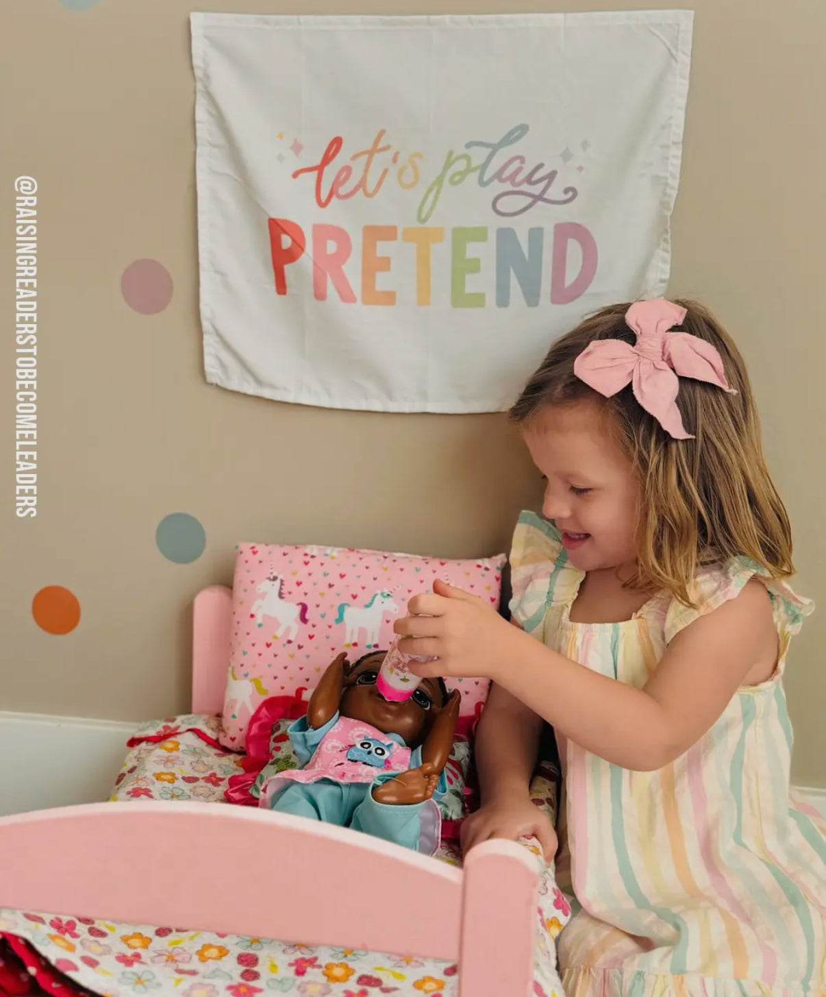 Let's Play Pretend Fabric Wall Banner