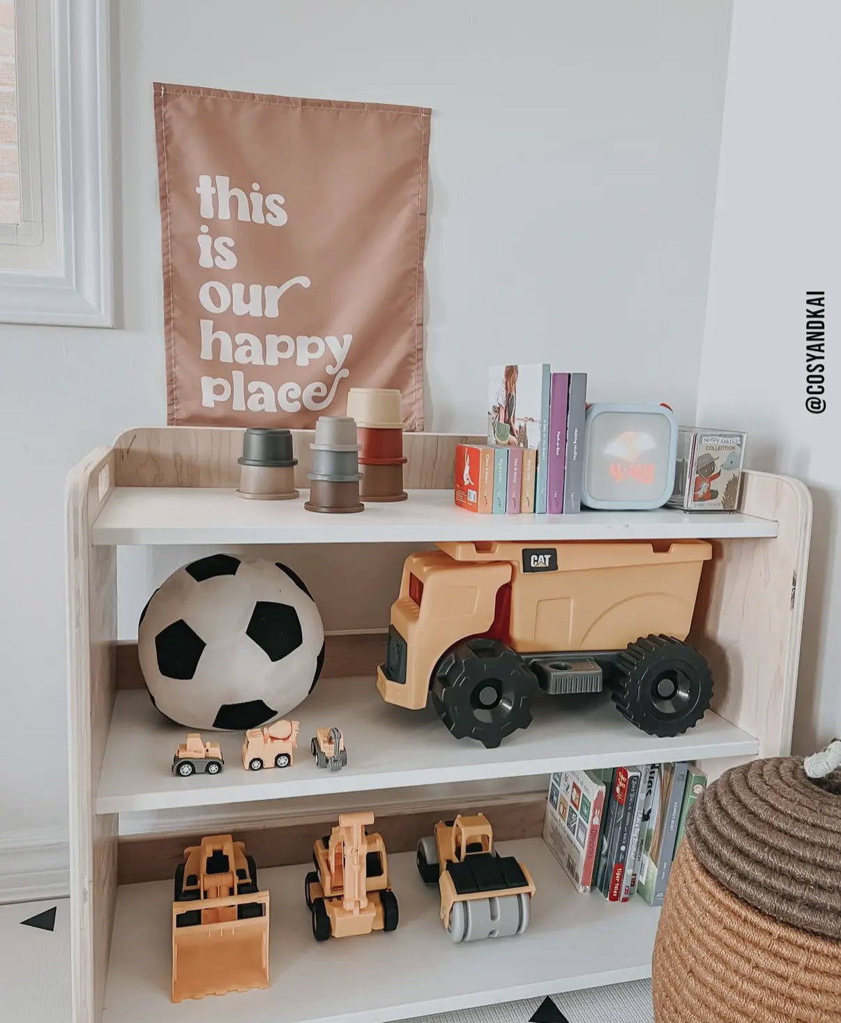 This is Our Happy Place Fabric Wall Banner