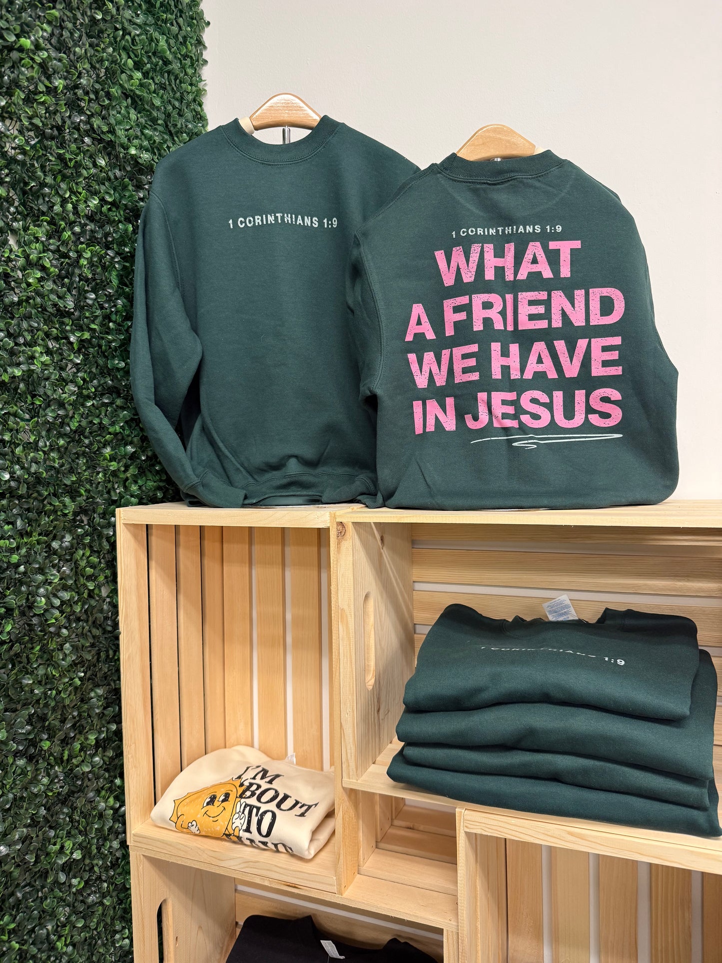 What A Friend Crewneck: Adult