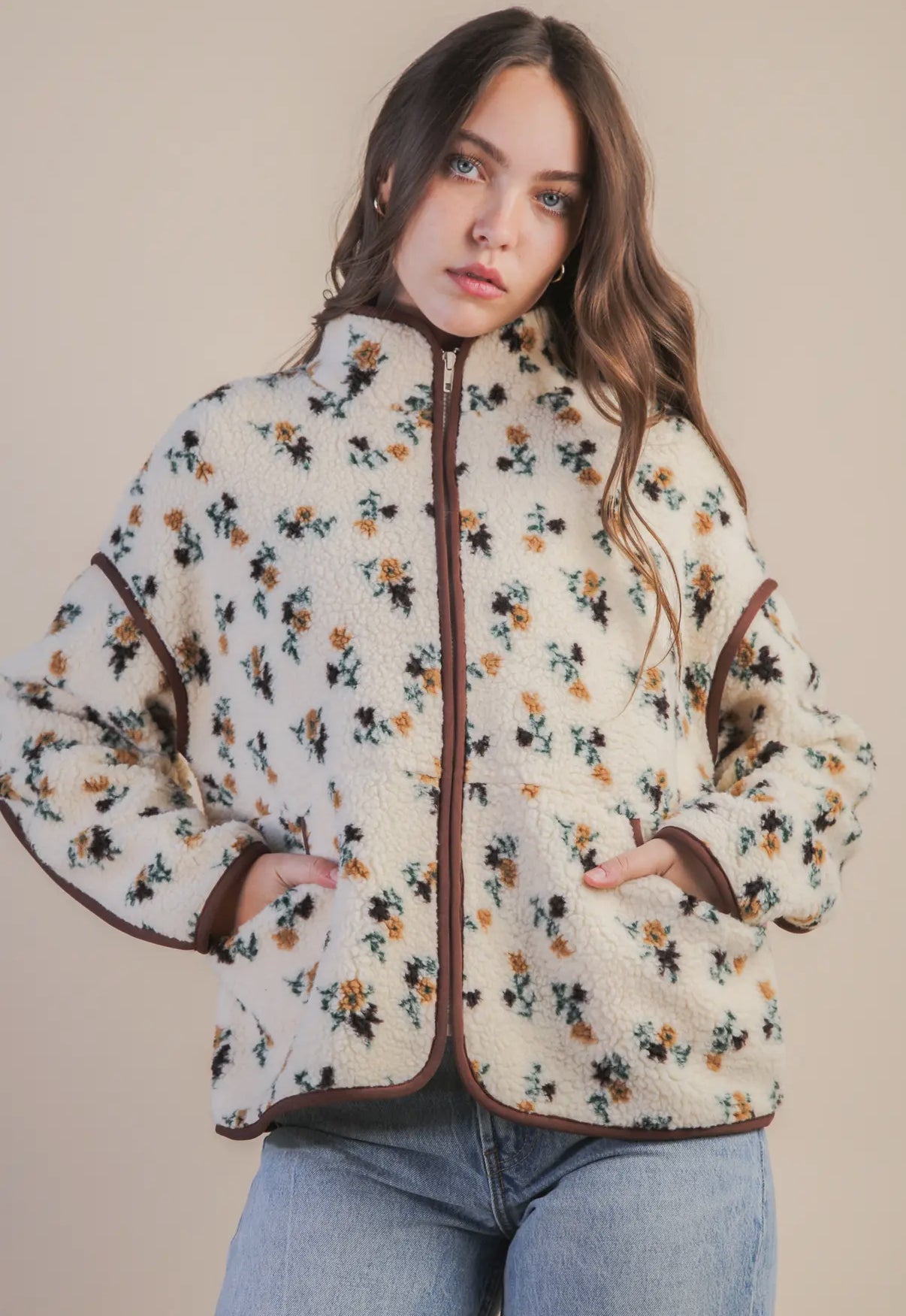 Willow Floral Sherpa