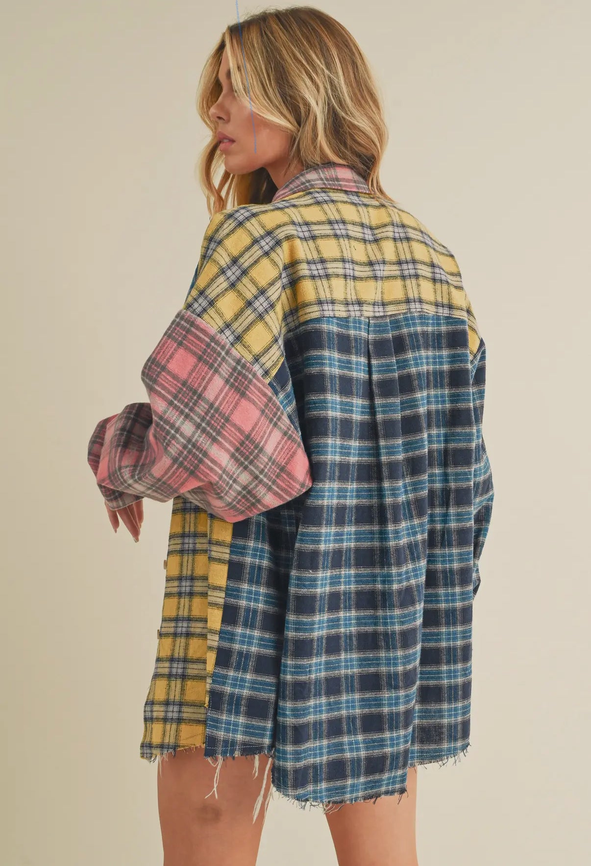 Harvest Hues Patchwork Shirt
