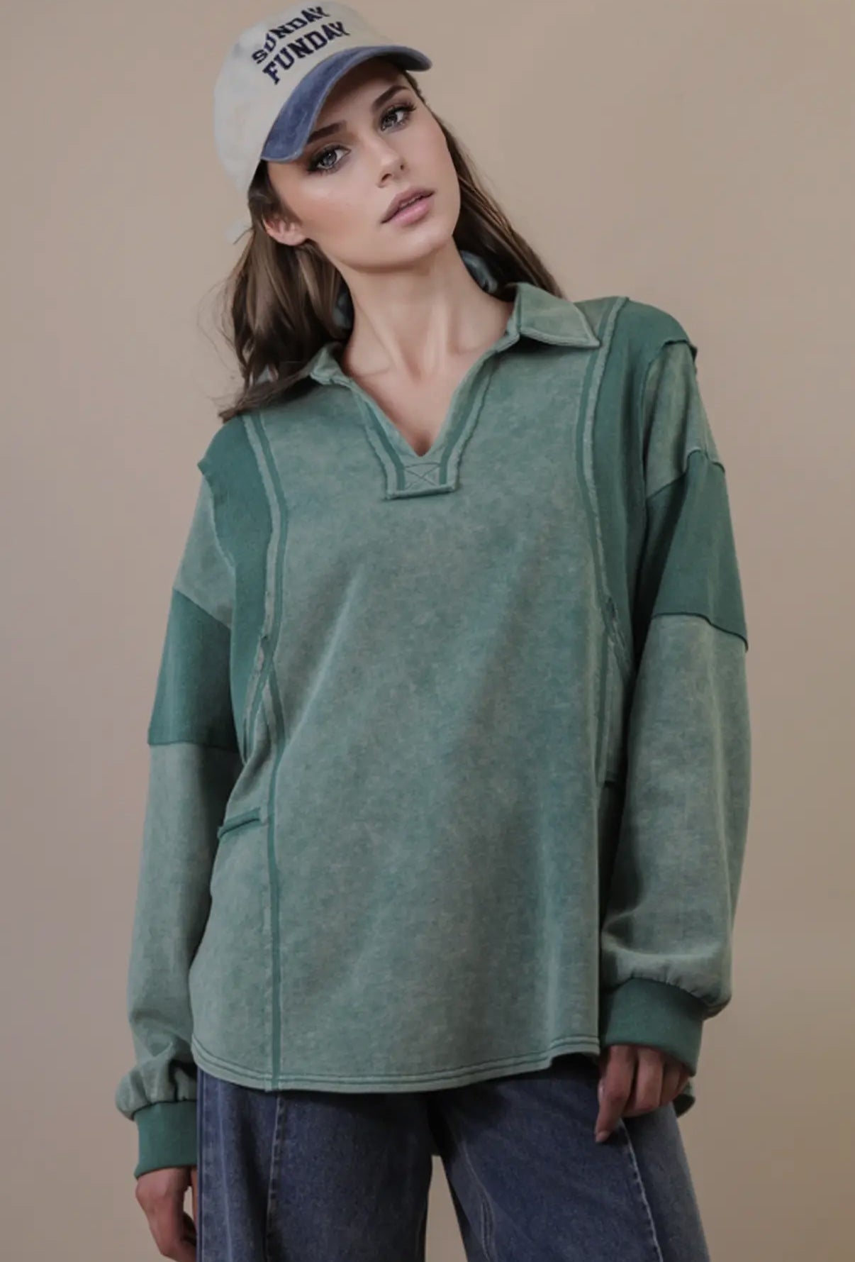 Washed French Terry Knit