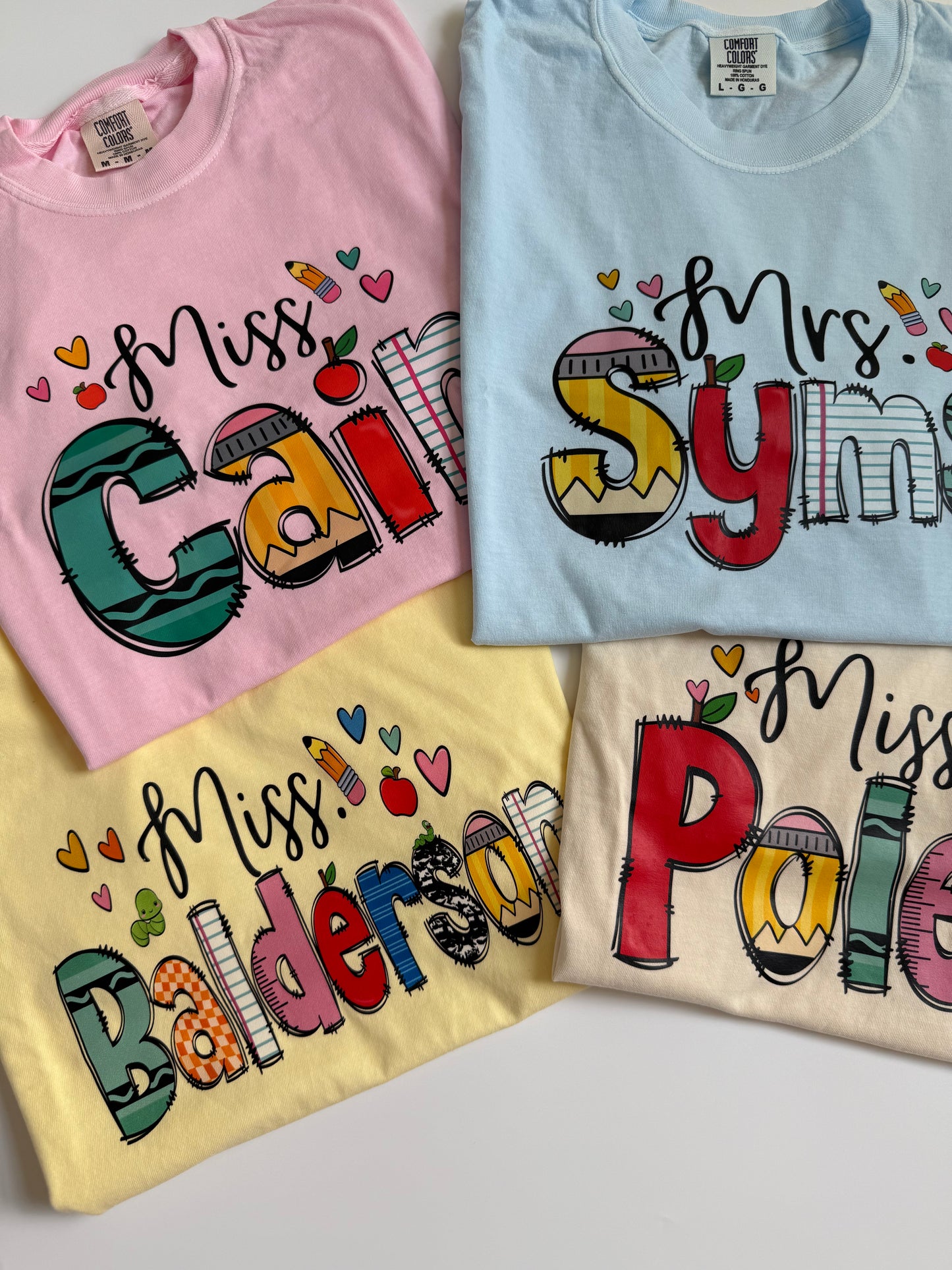 Personalized Teacher Tee