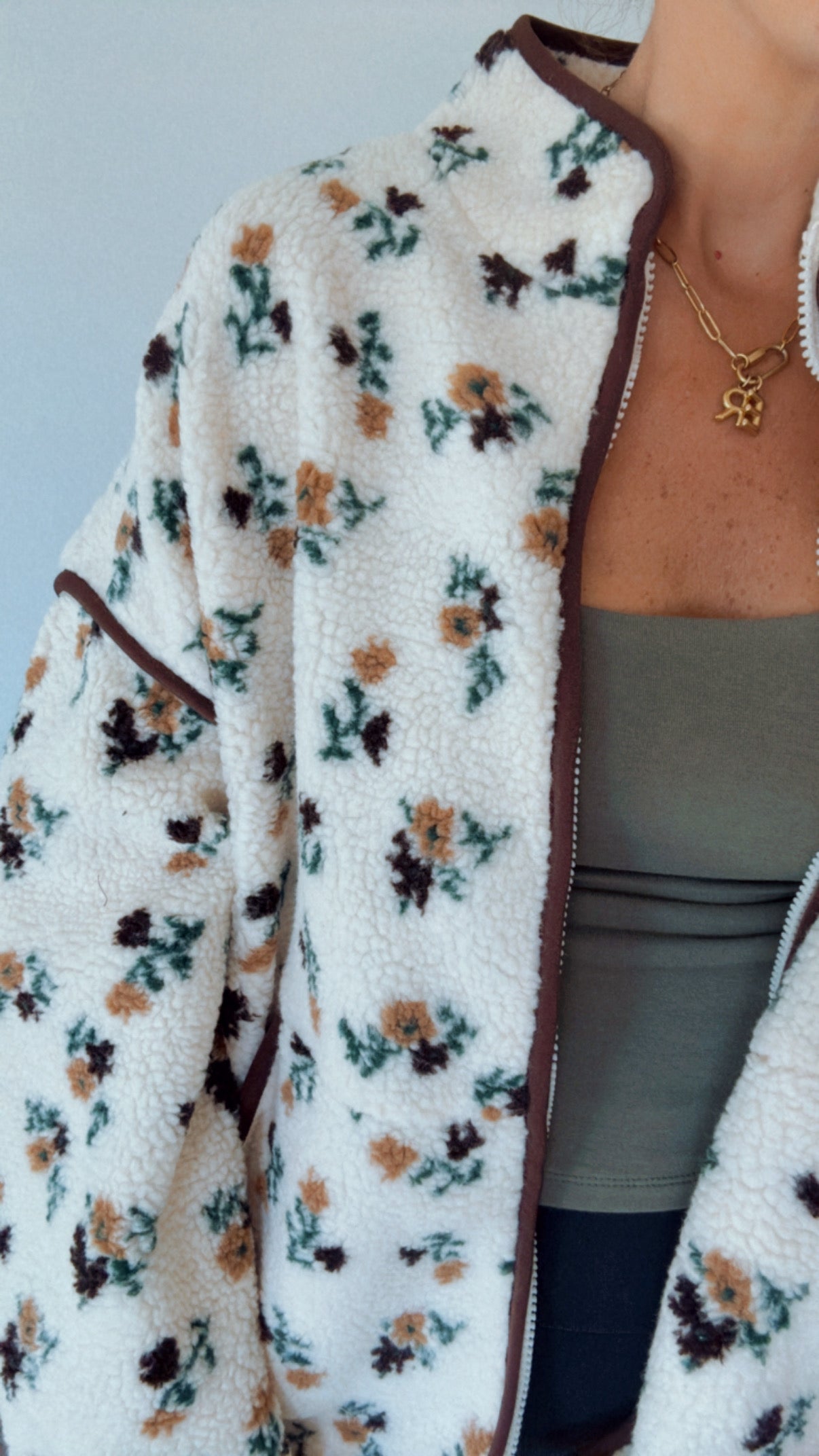 Willow Floral Sherpa