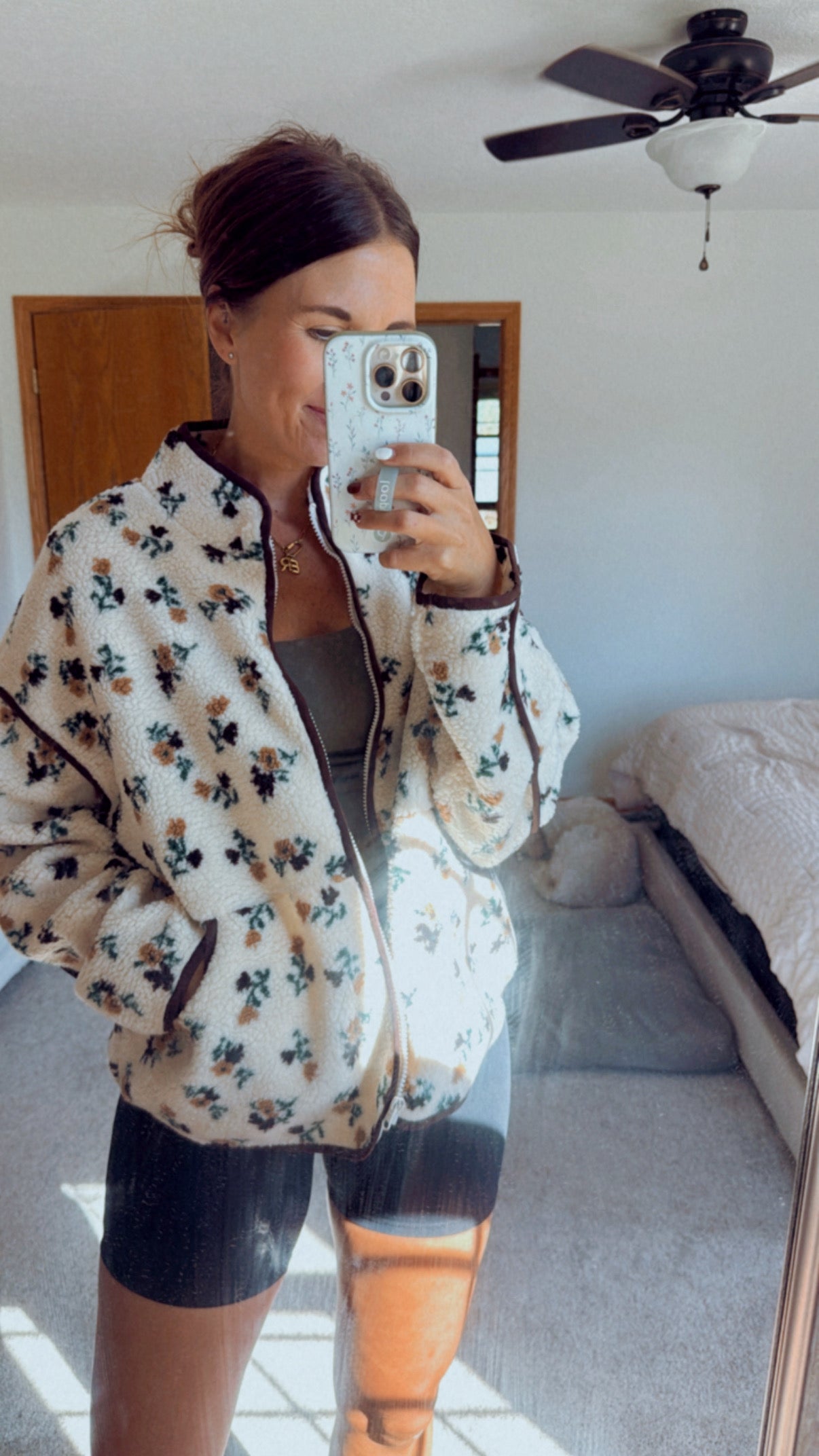 Willow Floral Sherpa
