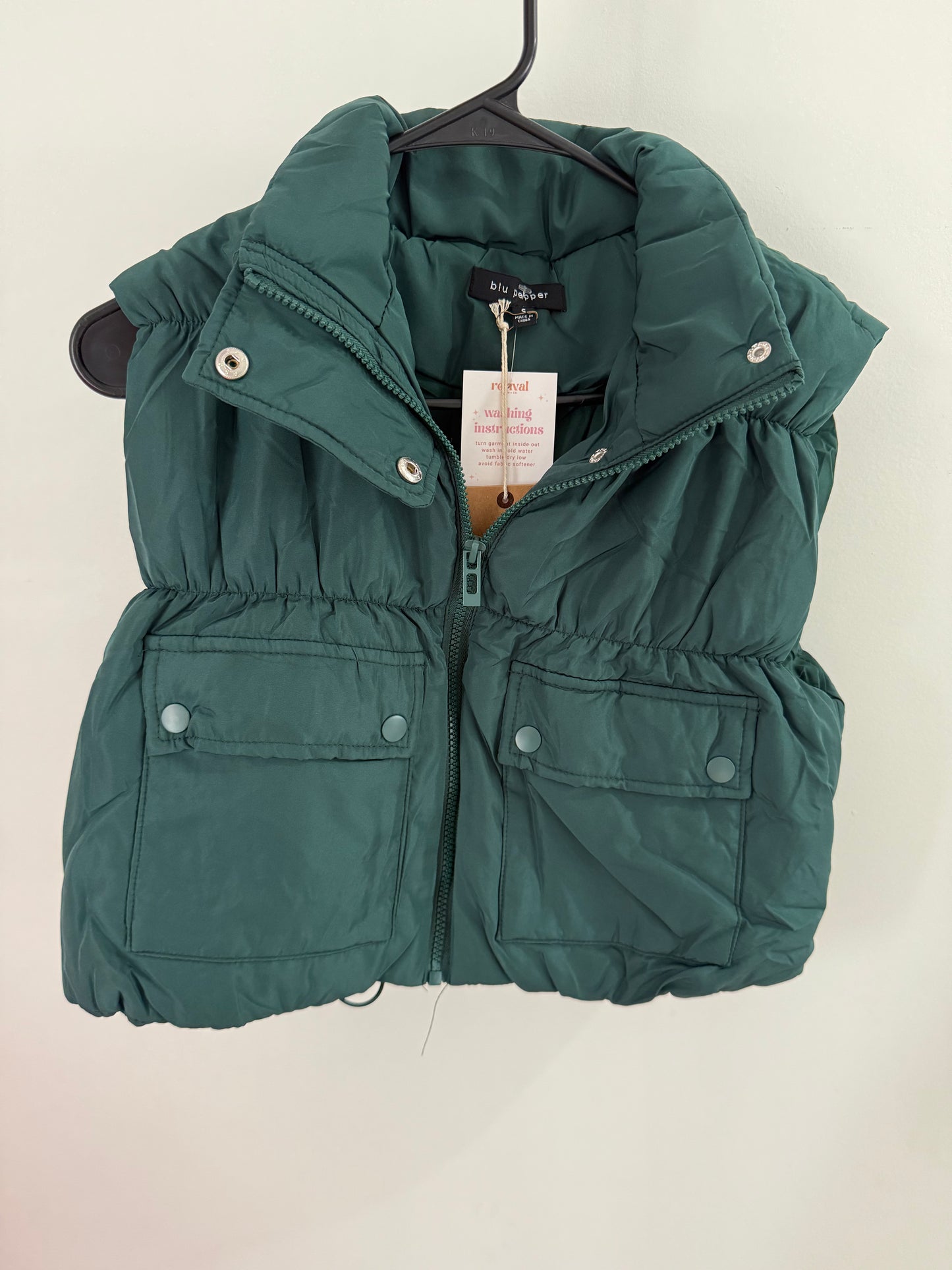 Evergreen Cropped Vest