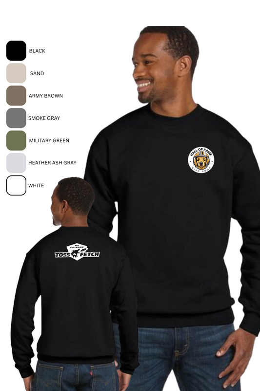 Unisex Crewneck Pocket Logo with Back Design