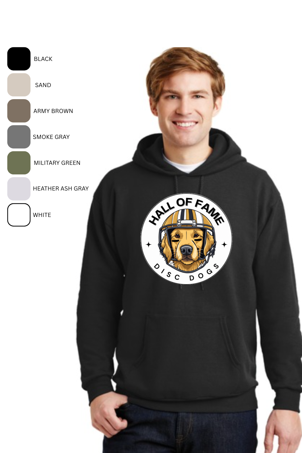 Unisex Hooded Crewneck : customization available