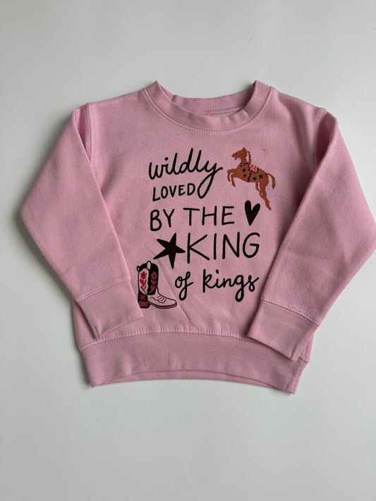 Wildly Loved Crewneck : Kids