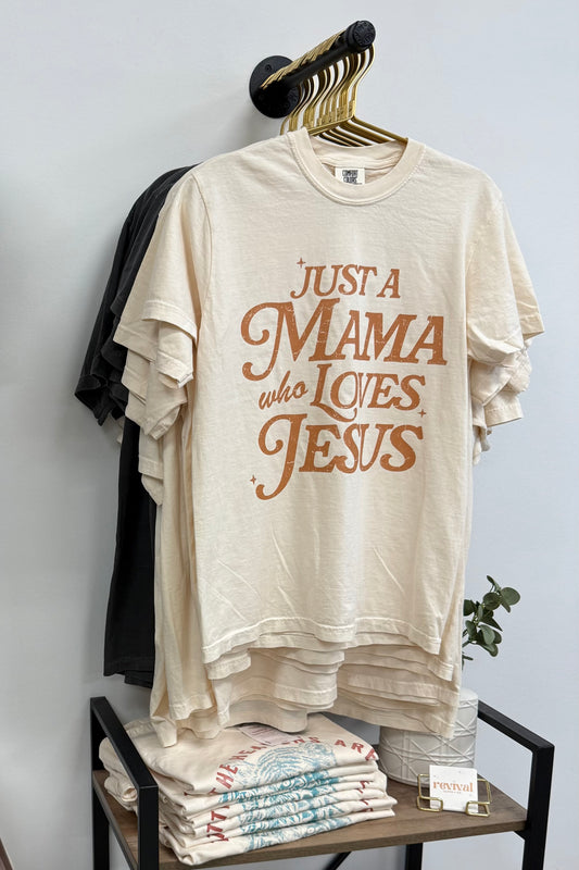 Mama Loves Jesus Tee