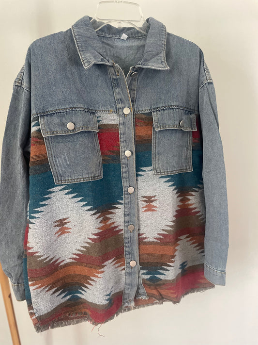 Sweater Denim Jacket