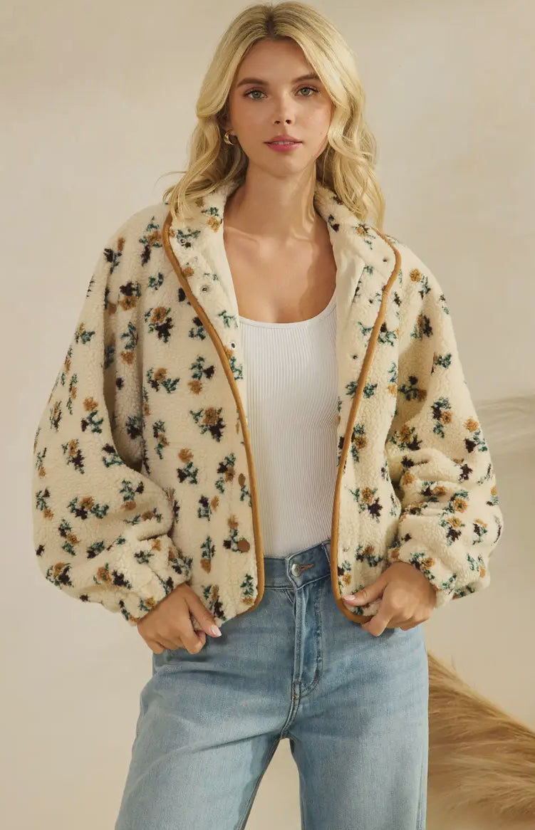 Willow Floral Sherpa