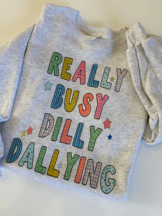 Dilly Dally Crewneck : Kids