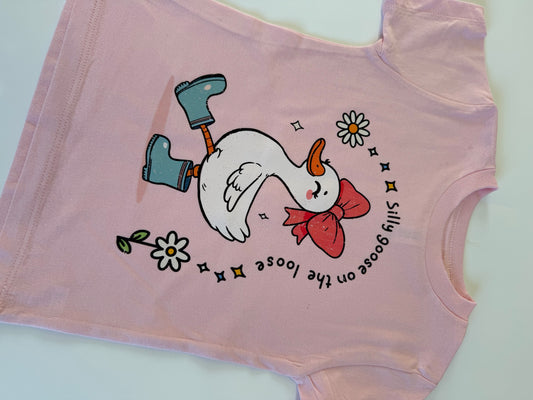 Silly Goose Girl Tee : Infant & Kids