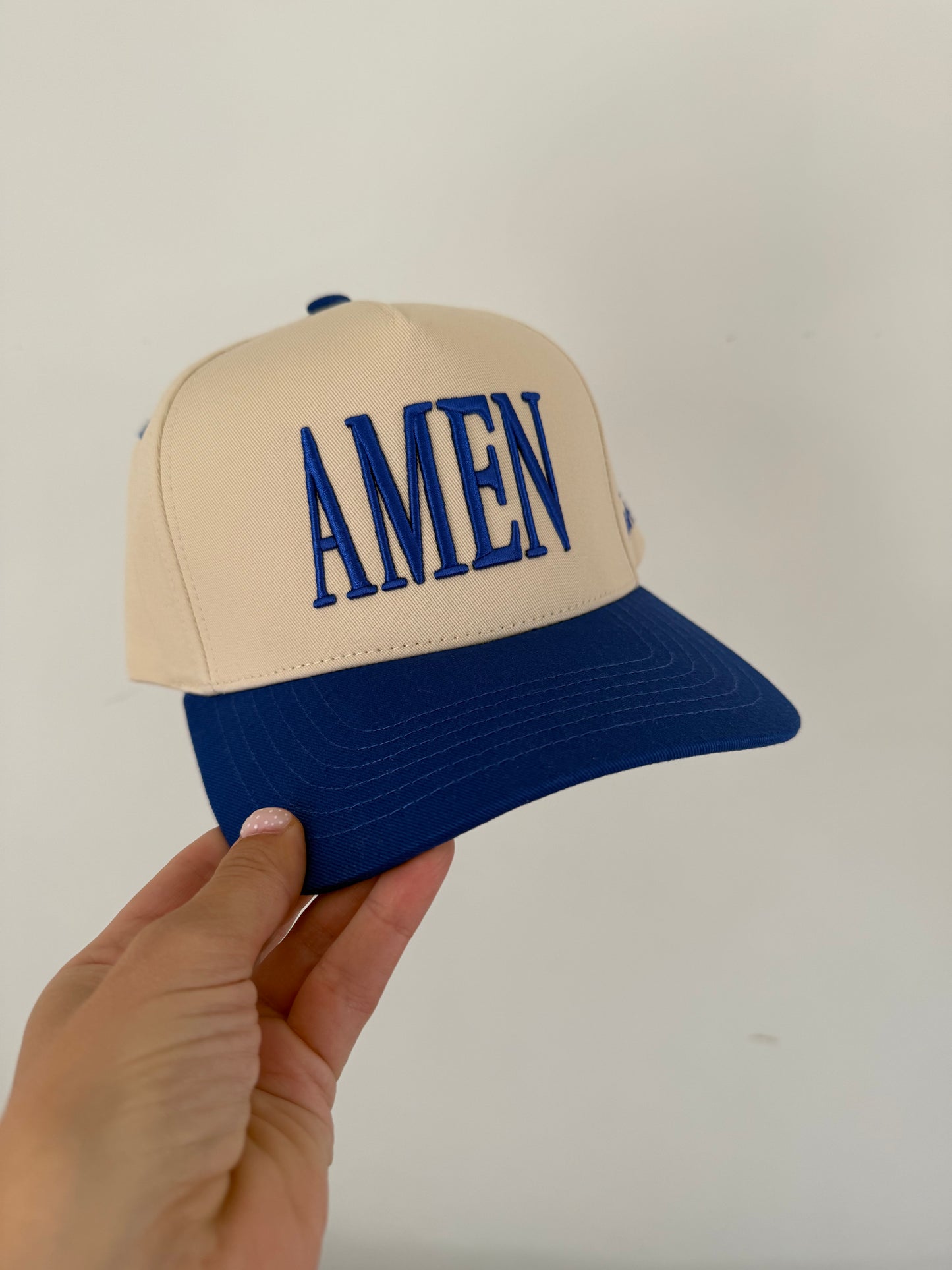 Amen Trucker Hat - Blue
