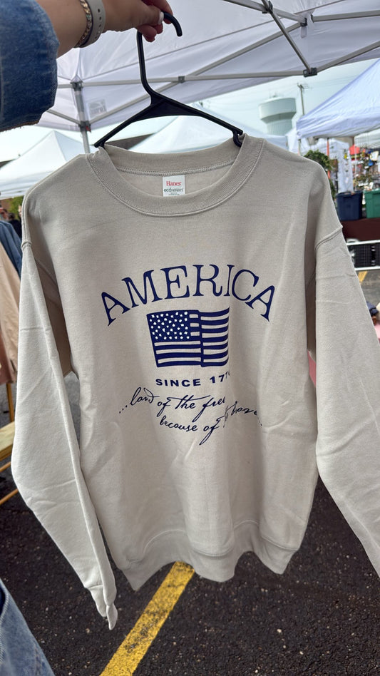 America Crewneck: Adult