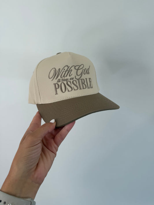 All Things are Possible Trucker Hat