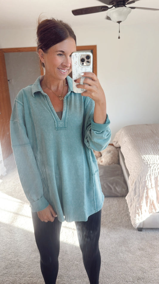 Washed French Terry Knit