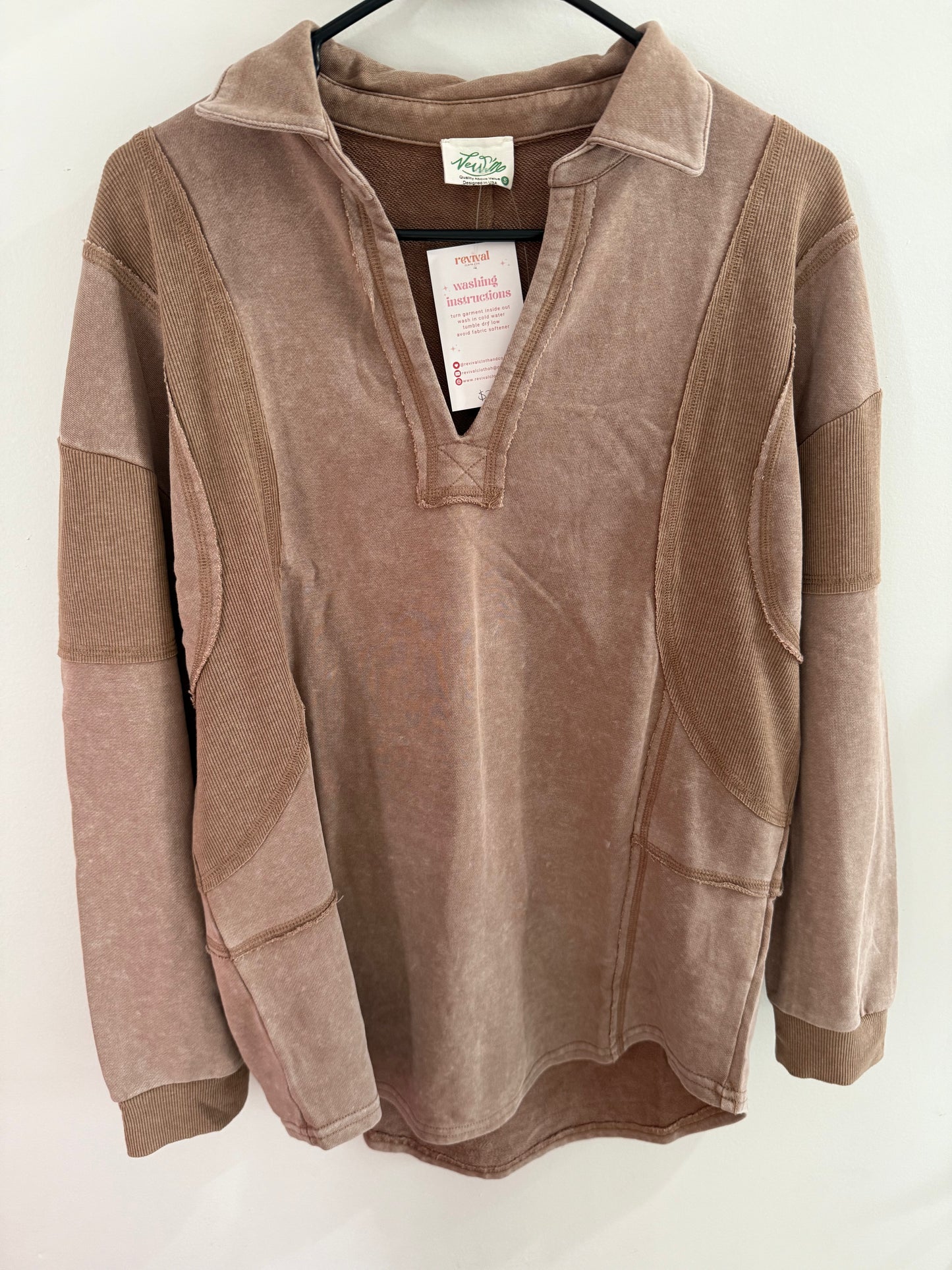 Washed French Terry Knit : multiple colors